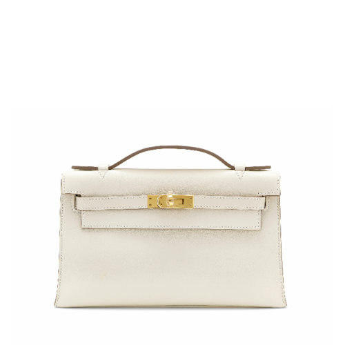 Hermes Mini Kelly I Swift Craie Gold