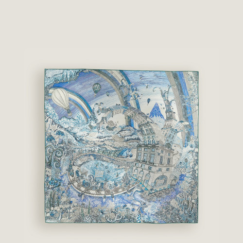 Hermes Les Folies du Faubourg scarf 