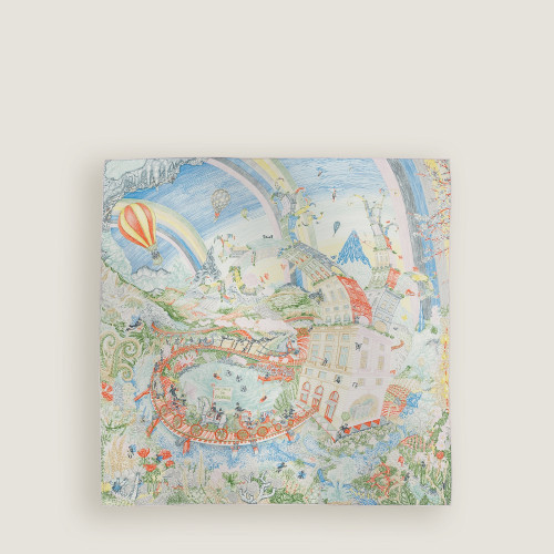 Hermes Les Folies du Faubourg scarf 