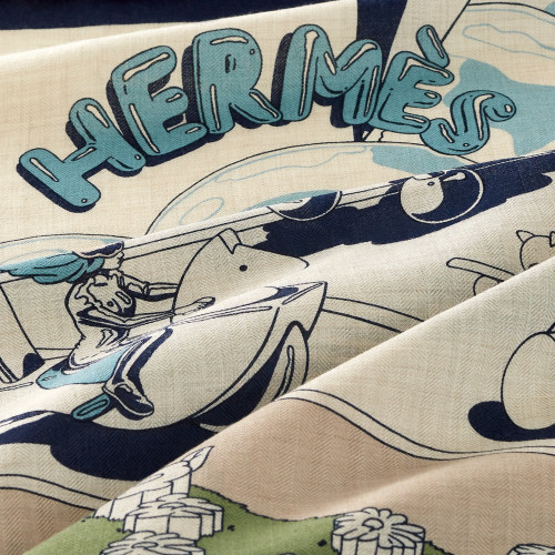 Hermes Locomotion 140 Shawl