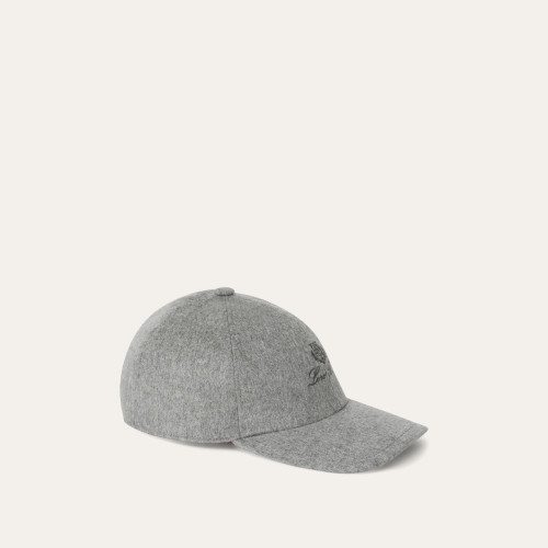 Loro Piana Baseball Cap Cashmere - Storm System Flannel Melange