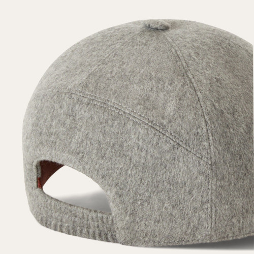 Loro Piana Baseball Cap Cashmere - Storm System WILD DOVE MELANGE
