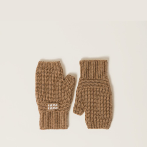 Miu Miu Wool and cashmere gloves