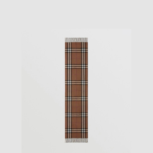 Burberry Wide Reversible EKD Cashmere Scarf