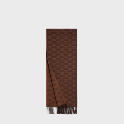 Celine monogrammed cashmere scarf