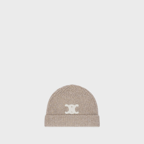 Celine TRIOMPHE BEANIE IN SEAMLESS CASHMERE