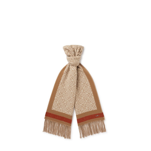 Loro Piana LP Logo Outline Cashmere Scarf