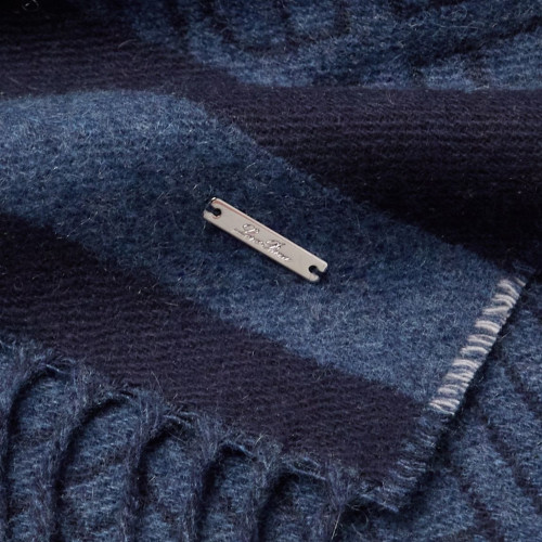 Loro Piana LP Logo Outline Cashmere Scarf