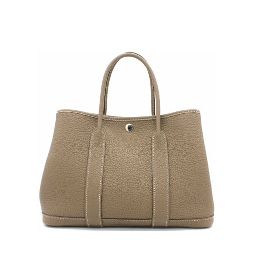 Hermes Garden Party 30 Negonda Etoupe Silver