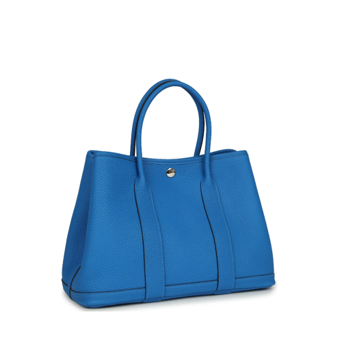 Hermes Garden Party 30 Negonda Bleu Hydra Silver