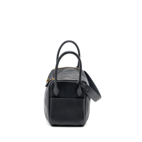 Hermes Lindy 26 Clemence Noir Gold