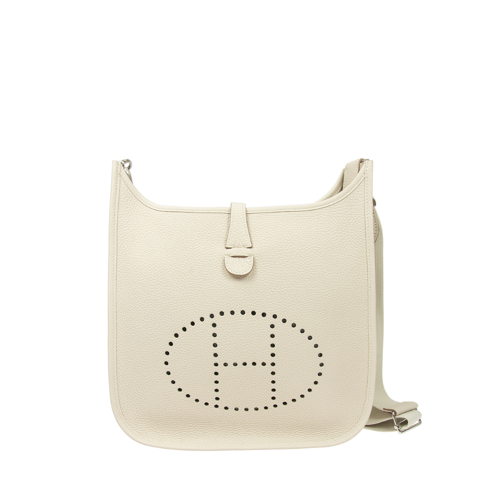 Hermes Evelyne 29 Clemence Craie Silver