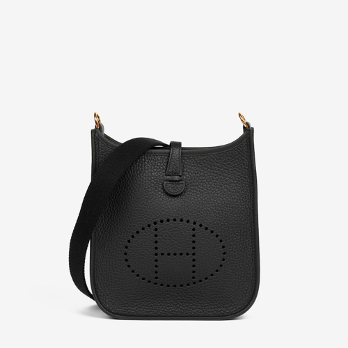 Hermes Evelyne 16 Clemence Noir Gold