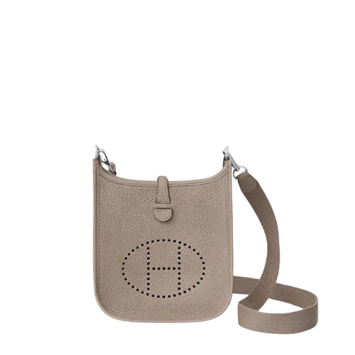 Hermes Evelyne 16 Clemence Etoupe Silver