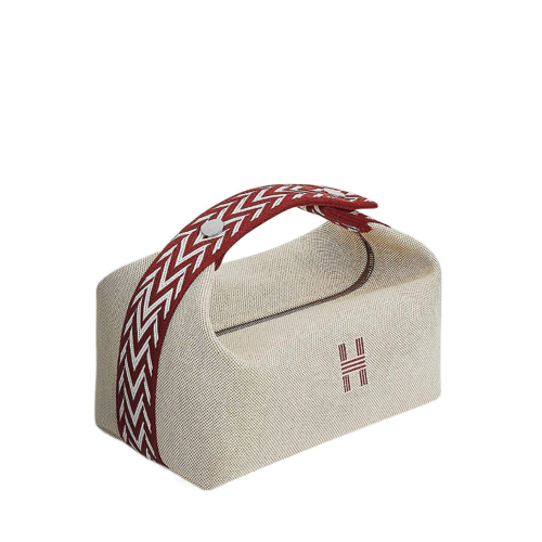 Hermes Bride-A-Brac Natural Rouge H Silver