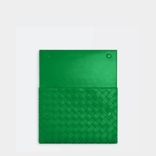 Bottega veneta Intrecciato Flap Pouch Clutch