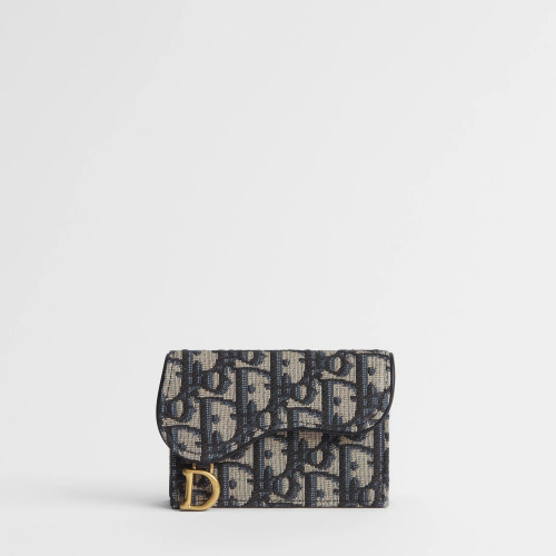 Dior Saddle Bloom Card Holder