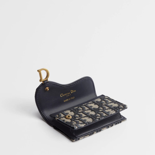 Dior Saddle Bloom Card Holder