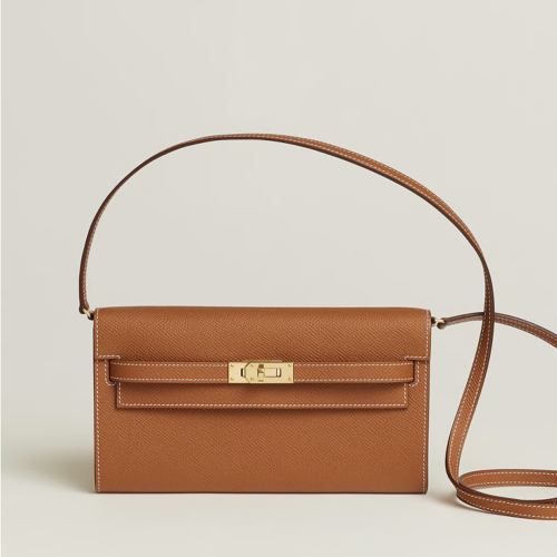 Hermes Kelly To Go Epsom Gold Gold