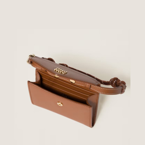 Miu Miu Leather Shoulder Wallet