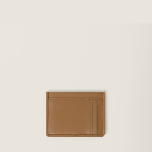 Miu Miu Matelasse nappa leather card holder