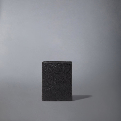 Thom Browne PEBBLE GRAIN DOUBLE CARD HOLDER