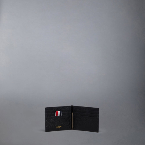Thom Browne PEBBLE GRAIN MONEY CLIP WALLET