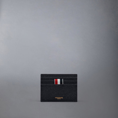 Thom Browne PEBBLE GRAIN NOTE COMPARTMENT CARD HOLDER