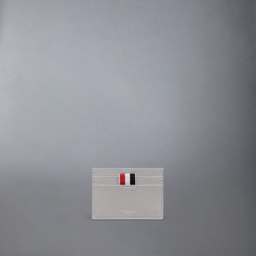 Thom Browne PEBBLE GRAIN SINGLE CARD HOLDER