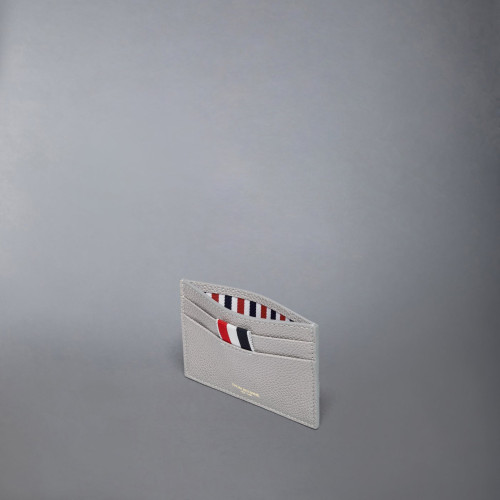 Thom Browne PEBBLE GRAIN SINGLE CARD HOLDER
