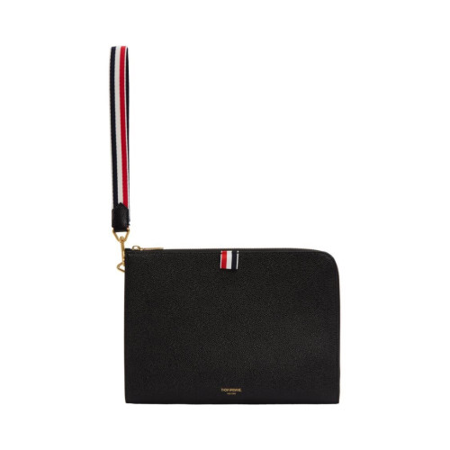 Thom Browne RWB Strap Medium Folio Clutch
