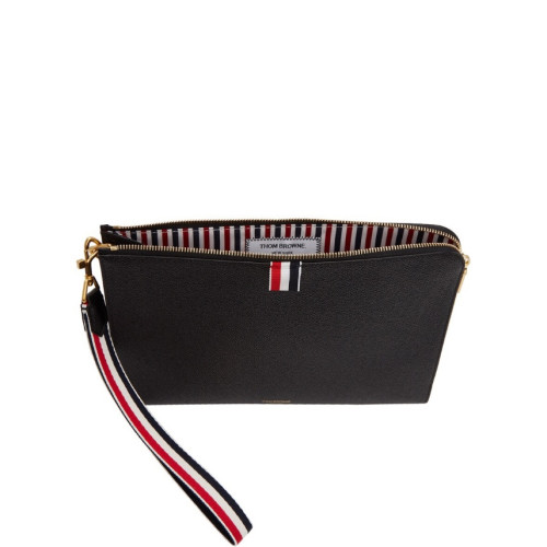 Thom Browne RWB Strap Medium Folio Clutch