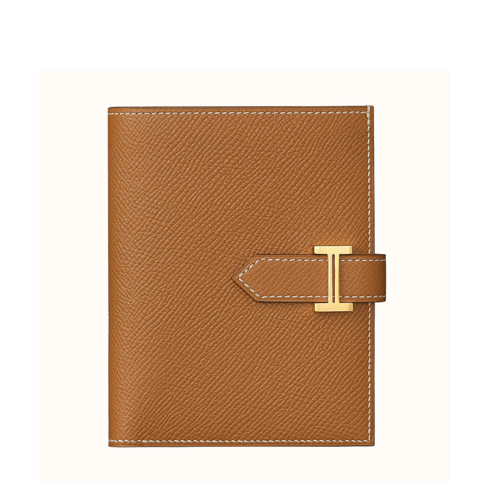 Hermes Bearn Compact Wallet Epsom Gold Gold