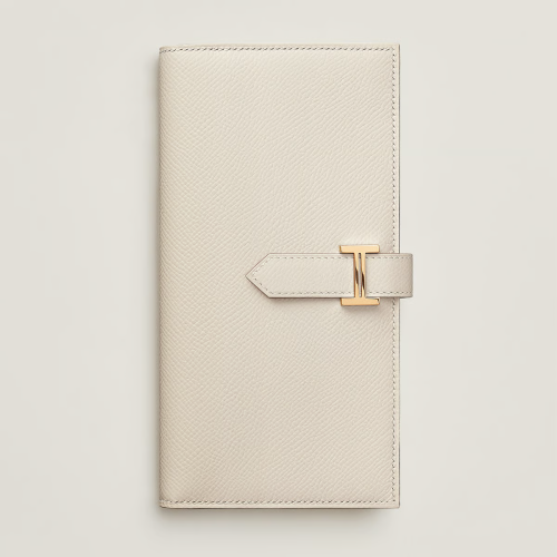 Hermes Bearn wallet Epsom Craie Gold