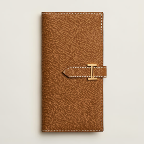 Hermes Bearn wallet Epsom Gold Gold