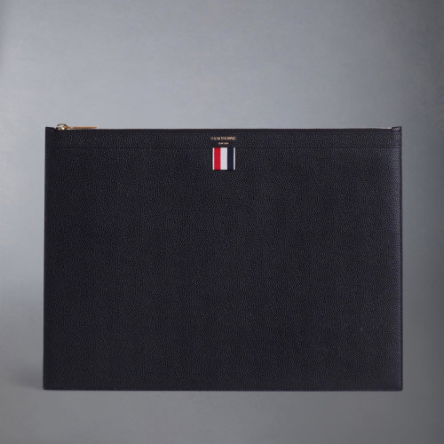 Thom Browne PEBBLE GRAIN LARGE DOCUMENT HOLDER
