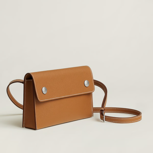 Hermes Hermesnap Wallet Epsom Gold Silver