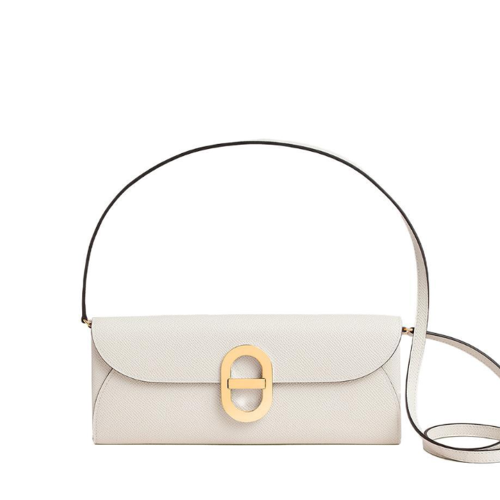 Hermes Maillon To Go wallet Epsom Gris Pale Gold