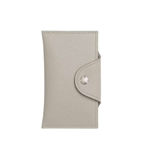 Hermes Iliade card holder Evercolor Beton Silver